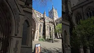 Southwark Cathedral + The Shard, London, UK #jesus #travel #london #english #church #jesuschrist