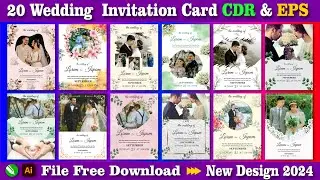 Wedding Invitation Card cdr File Free Download | Wedding Invitation Card design cdr Free Download