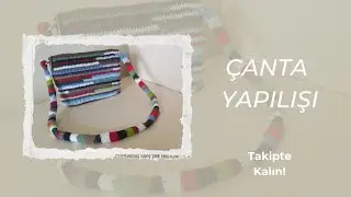 Yarım Trabzan ile Çanta Nasıl Örülür? | Tabanı sık iğne tekniğiyle çanta örgü handmadebag diy  