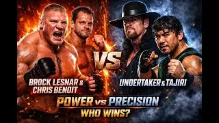 Brock Lesnar & Chris Benoit vs The Undertaker & Tajiri 💥Power vs Precision | Who Wins
