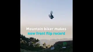 Mountain biker makes new front flip record