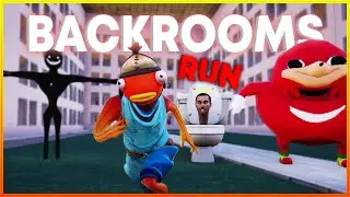Fortnite - Backrooms Survival: Run Gameplay (Creative Map)