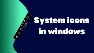 system icon settings | system icon | system icons windows 10 | tray icons windows 10