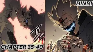 Solo Leveling Ragnarok Chapter 35-40 | Hindi Explanation | Complete Recap @manoketoons