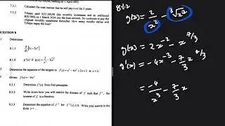 Calculus Power Rule  Grade 12 Final Exam 2024