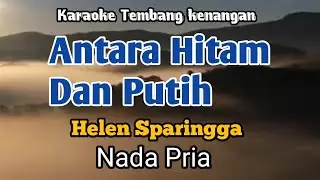 ANTARA HITAM DAN PUTIH - Helen Sparingga | Karaoke Nada Pria | Lirik