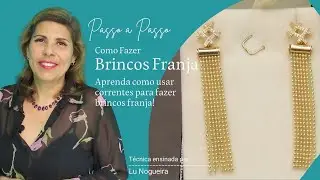 Passo a Passo: Como Fazer Brincos Franja - Pedra Mística