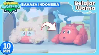 🌈Go Go Dino Bermain Dan Belajar Warna | 10min Kompilasi | Kartun Anak |  GoGoDino Babyland Bahasa