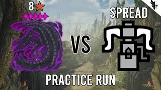 【MHWilds】8★ 5✦ Tempered Gore Magala vs HBG Spread - Practice run 10'49''02