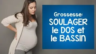 Enceinte , douleur au dos et au bassin: voici un exercice pour soulager la douleur