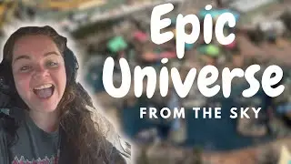 Epic Universe Staff Previews from the Sky | Ariel Footage from Orlando Heli-Tours March 2025