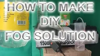 HOW TO MAKE DISINFECTANT FOG SOLUTION  DIY FOR HOME