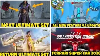 Next ultimate set leaks | PUBG x FERRARI COMING | RETURNING ULTIMATE SET | NEW ARENA COMING 4.3