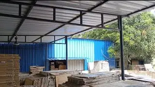 Profile sheet shed design in bengalill profilesheet | tin sheet roofing||Tin shed|industrial shed
