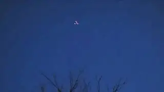 TR3B Filmed at Dusk