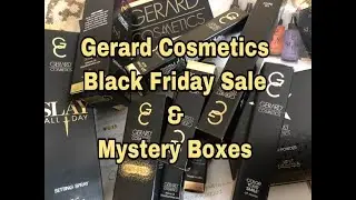 Unboxing: Gerard Cosmetics Black Friday Sale and Mystery Boxes!!