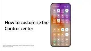 How to Customize the Control Centre | vivo OriginOS 6 | Step-by-Step Guide