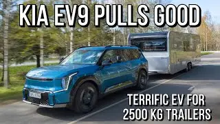 PULLING TRAILERS & CARAVANS WITH KIA EV9 // IMPRESSIVE 2500 KG PULLING CAPACITY