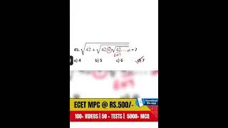 ECET 2025 Maths Guide | How to Score High & Get the Best Rank! 🚀 | Q-198 Explaine