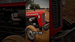 Massey Ferguson 1035 V's  Massey Ferguson 241 pawerfull  modify tarectr #massey241 #massey1035