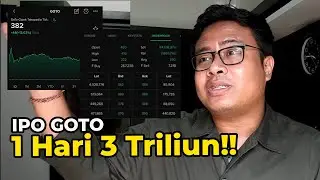 Hari Pertama IPO GOTO Transaksi Mencapai 3,6 Triliun! GILA!