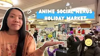 I vended at the Anime Social Nexus Holiday Market! | My experience and some takeaways
