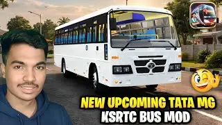 😱 New Upcoming TATA MG KSRTC Bus Mod in BUSSID | First Look!