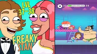 🏅FREAKY STAN: The Life Story 😂🤣 LVLs 37~38 | Gameplay Walkthrough