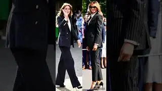 Icons of Modern Elegance &mdash; Melania Trump & Princess Catherine ✨#shorts #melania #kate #trump #queen