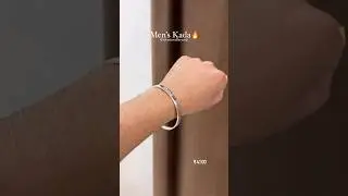 Men&rsquo;s Name Kada🔥Pure 925 Silver Kada #925silver #kada #customised #punjabi #mensfashion