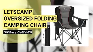 Review of the LET'S CAMP Oversized Folding Camping Chair: Comfort & Durability Tested!