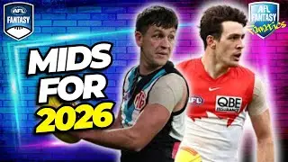 Midfielders to PICK for AFL Fantasy 2026