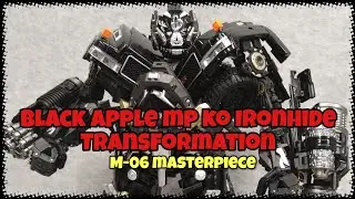Transformation video for Black Apple Mpm-06 KO Ironhide masterpiece figure M-06
