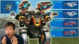 My Uber SNIPER NATASHA - Mk2 Dragoon & Spark War Robots Gameplay WR