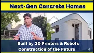 Next-Gen Concrete Homes | Built by 3D Printers & Robots | Construction of the Future
