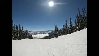 Jackson Hole Mountain Resort  Skiing (Teton lift to the Base) GoPro HERO7 Black