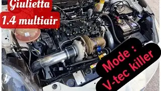 1.4 multiair on V-tec killer mode / Giulietta gtx2860 acceleration test 80-210