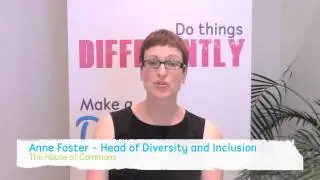 Why are The House of Commons taking part in National Inclusion week 2013?