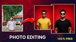 TRENDING RED BACKGROUND PHOTO EDITING| How To Make Edit Photo From Chat GPT And GEMINI AI Photo Edit