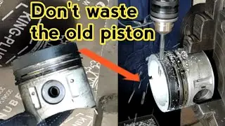 Don't waste the old piston،Make Ashtray from Piston