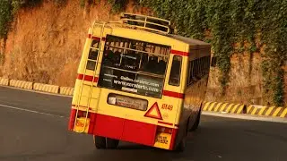 KSRTC Mass Drive Compilation in the Ghats. U Turns with Ease. Struggling to climb. Superb Driving HD