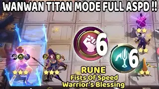 LING 2 !! WANWAN TITAN MODE WRESTLER FULL ASPD!! 6 WRESTLER 6 ARCHERS CRAZIEST!! MAGIC CHESS