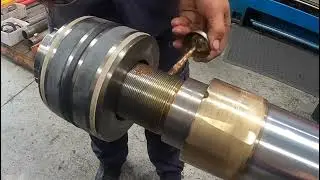 Hydraulic cylinder full assemble video #amazing #workShop #mechanical #video #you tube #video 