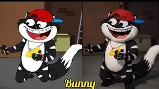 Honey Bunny ka jholmaal cartoon vs real