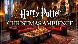Harry Potter Christmas Fireplace Ambience | 6 Hours of Cozy Holiday Fireplace ASMR Sound | No Ads