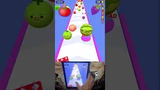 Happy fruit runner 🍇🍅 ISO android game play level--74 #tootalgaming69 #gaming #shorts