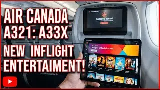 Air Canada Inflight Entertainment on Airbus A321