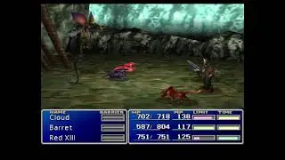 Final Fantasy 7 Yellow Materia Only Challenge Run Part 4 | Friday NightLive(stream)