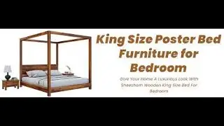 Four poster bed design || king size canopy beds || poster beds wooden | Beds for bedroom #posterbeds