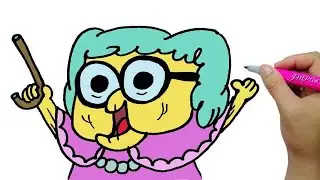 How to draw grandma of Big City Greens